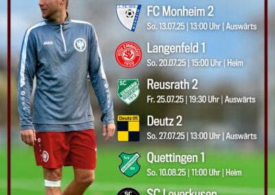 Es geht wieder los – Sommervorbereitung 2025 1. Mannschaft