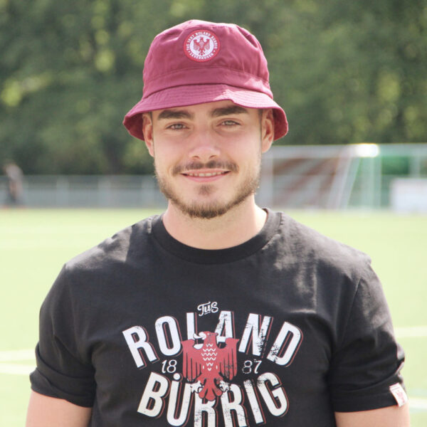 Roland Bürrig Buckethat Vintage Logo Deepred – Bild 2