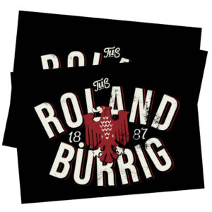 Stickerpaket "Roland Bürrig" Schwarz 20 Stück