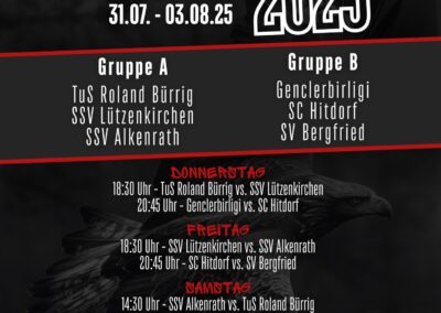 Adler Cup 2025 am ersten Augustwochenende