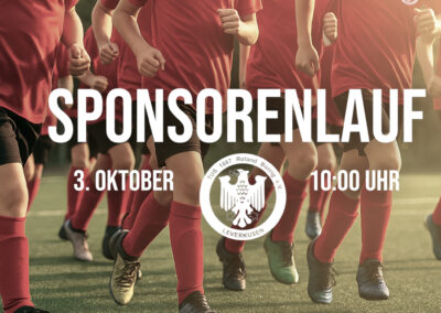 Sponsorenlauf zu Gunsten der Fußballjugend