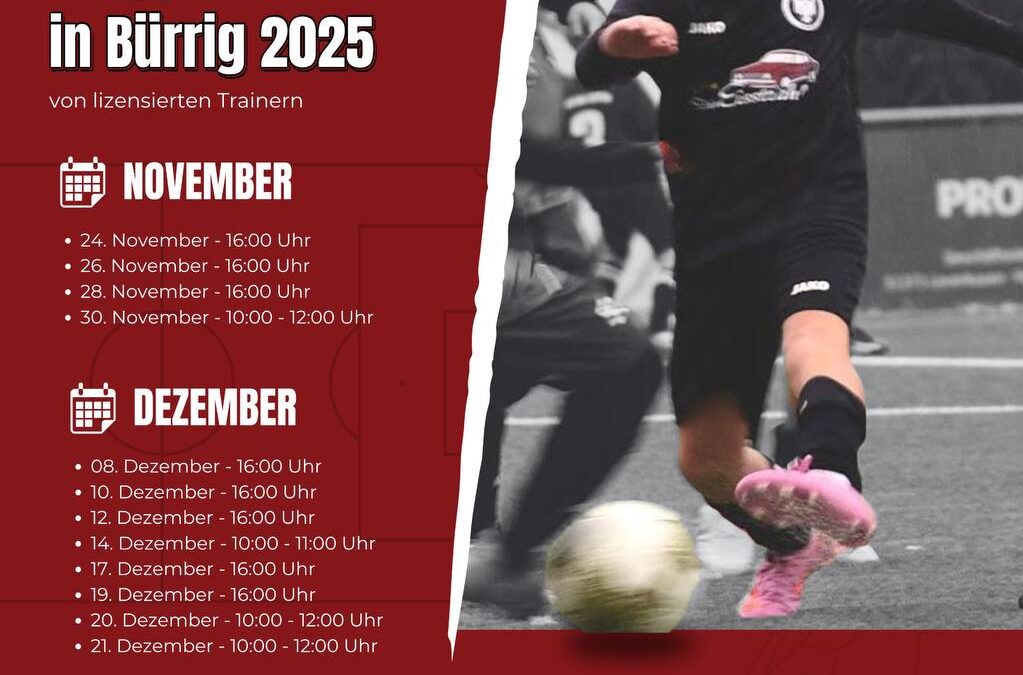 Winter Mini-Camp – jetzt die letzten Plätze sichern!