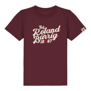Roland Bürrig T-Shirt Burgundy KIDS VORBESTELLUNG