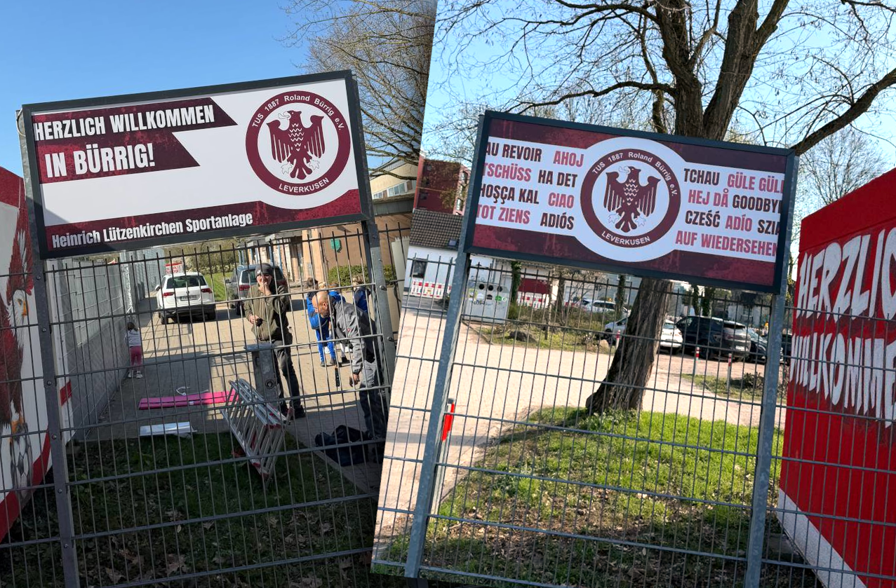 Roland Bürrig Schilder Eingang