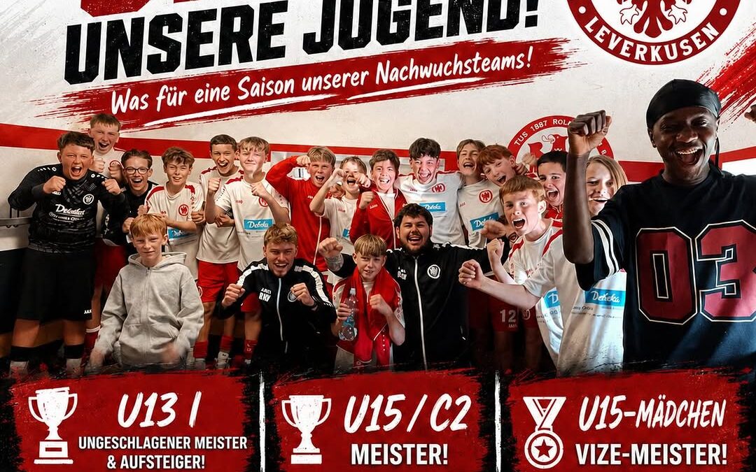 Großartige Saison für unsere Fußballjugend.